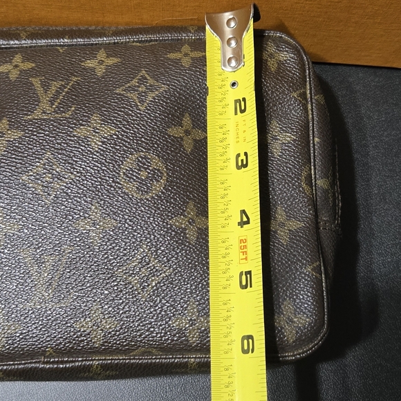Louis Vuitton Trousse Toilet Pouch Missing Zipper Pull Vintage - Picture 13 of 16